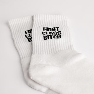 "First Class B!tch" Socken