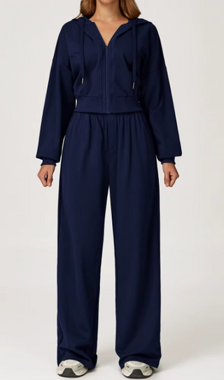 Damen Activewear Set – Jogginghose & Sweatshirt