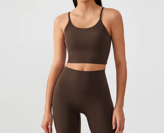 2x Damen Sport BH - Longline Fit